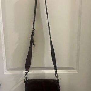 Chocolate Brown Frye Lucy Saddle bag
